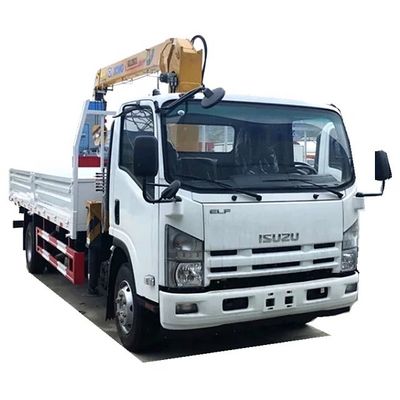 calidad  CRANE TRUCK New ISUZU 6.3T Truck Mounted Crane Lorry Mounted Crane With Foldable Arm For Sale fábrica